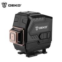 DEKO 12-Line Green Laser Level CN plug (adapter included)