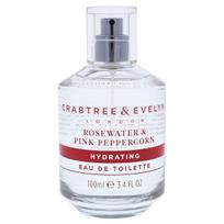 Crabtree & Evelyn, Rosewater & Pink Peppercorn, Eau De Toilette, For Women, 100 ml