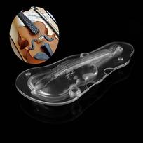 Dekoravimo Amatų Polikarbonato Smuiko Formos Formelė Fondanto Tortui 3D Šokolado Formelė Gitara.