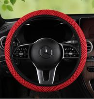 Universalus 3D masažuojantis neslystantis elastingas automobilio vairo užvalkalas, be vidinio žiedo, tinkamas vasarai 38 No Inner Ring juoda