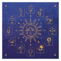Zodiac kilimėlis taro kortoms (50x50cm) Lo Scarabeo