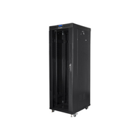 Lanberg 19" rack šafa 37U 800x1000 juoda su stiklinėmis durimis LCD V2