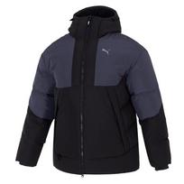 PUMA Windproof Warm Fashion Casual Hooded Down Jacket Men outerwear Black 629739-01 2XL black