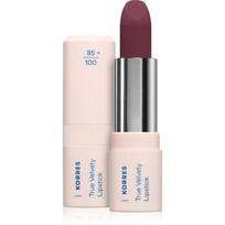 Korres True Velvety Lipstick kreminės konsistencijos satino efekto lūpų dažai atspalvis Deep Berry 3 g
