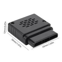 Belaidžio valdiklio imtuvo adapteris PS2 / PS1 žaidimų konsolei, žaidimų pulto adapterio keitiklis, skirtas 8bitdo / PS4 / PS5 / Xbox One S / Wii / Switch juoda