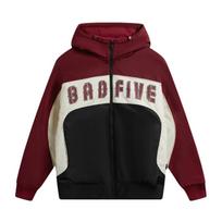 Li-Ning Badfive Color Block Letter Zip-Up Hoodie Men Outerwear AJMW005-3 XXL