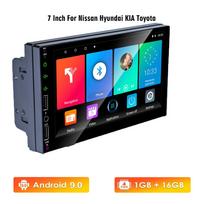 Icreative 7 colių 1+16GB/2+32GB automobilinis radijas Android WiFi GPS FM radijas Automobilinis grotuvas MP5 centrinis valdymas viso ekrano 2 USB viskas viename aparatas Universalus radijas 2+32GB