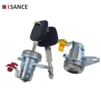Kairės Dešinės Durų Spynos Cilindrų Raktų Rinkinys 69052-42060, 69051-42050 Toyota RAV4 1996 1997 1998 1999 2000 2001 2002 2003 2004 sidabras