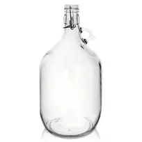 Stiklinis butelis su užsegimu 5 l