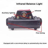 Car Wheel Balancing Machine Positioning Infrared Line Point Finding Lead Block USB Charging Port 2 LED Lights Locator China Mainland