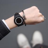 New Arrival Trend No-pointer Concept Watch Minimalist Simple Creative Brand Woman Ladies Dress Watch Men Quartz Wristwatch balta