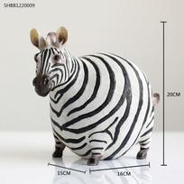 Zebra statula Gyvūnų figūrėlė Kūrybiškumas Stilius Šiaurės šalių namų aksesuarai Namų dekoras Namų namas statulėlės Biuro dekoravimo dovana light green