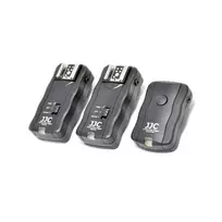 JJC JF-U2 3-in-1 belaidis trigeris & nuotolinio valdymo pultas - 2 imtuvai
