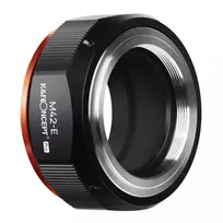K&F Concept M42 objektyvas į Sony NEX E-mount kamerą