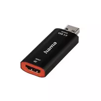 Hama Video Recording Stick, USB Plug - HDMI Socket, 4K