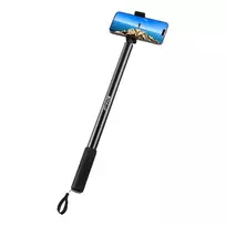 Metal selfie stick 2 m PULUZ for Insta360 One RS/X2/X3 (black)