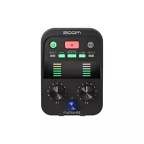 Zoom PodTrak P2 dual USB mic podcasting studio
