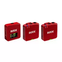 Rode RØDE Wireless GO III RED lavalier bevadu mikrofono komplektas 2xTX+RX 3.5mm USB Type-C 32bit