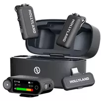 Hollyland LARK MAX 2 Combo 2-Person Wireless Microphone System for Cameras