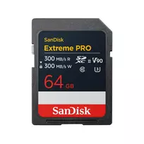 SanDisk ExtremePRO SDXC V90 64GB 300MB UHS-II SDSDXDM-064G-GN4IN