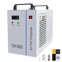 8,5 l vandens aušintuvas CW-5000, skirtas 50-150 W CO2 lazerinėms vamzdeliams, CO2 lazeriniams graviruotojams balta