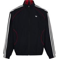 Adidas Originals dvipusė sportinė striukė Valentino dienos leidimas Laisvo kirpimo striukė su stovinčia apykakle Vyriškos striukės KT6368 S gray