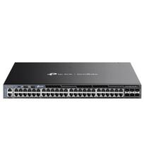 TP-LINK  Switch Omada 48-Port Gb Stackable Lite L3 Managed with 4 PORT: 24× Gigabit RJ45 Ports, 4× 10G SFP+ Slots, RJ45/USB Type C Console Port | SG6654XHP  | 4895252501414