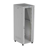LANBERG  47U 800x1000 gray floor-standing rack cabinet with glass doors and LCD (flat pack) V2 | FF01-8047-12SL  | 5901969447217