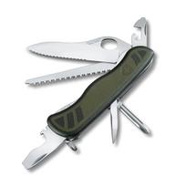 VICTORINOX Kariškas peilis Šveicariškas armijos peilis Peilis su dideliu ašmeniu ir kryžminiu atsuktuvu, 10 funkcijų Daugiafunkcis atsuktuvas, Šveicarijoje pagamintas daugiafunkcis įrankis