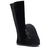 ZAQQ barefoot ilgaauliai batai QATCH Velours Black