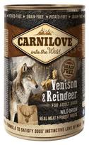 Carnilove Wild Meat Venison & Reindeer konservai šunims su elniena, 24 x 400g
