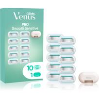 Gillette Venus PRO Smooth Sensitive pakaitiniai peiliukai + apsauginis dangtelis 10 vnt.
