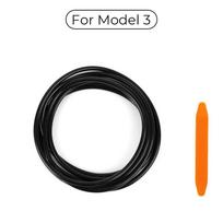 Rubber Skylight Strip Wind Guard Noise Lowering Car Modify Accessories Noise Insulator Anti-Dust Waterproof Sunroof Seal