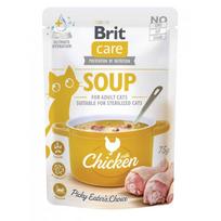 Brit Care Cat Soup Chicken sriuba  katėms su vištiena 75g