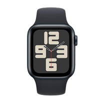 Apple Watch SE Aluminium Case išmanusis laikrodis 40 Midnight Sport Band | S/M