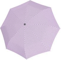 Doppler Skėtis Magic Fiber, dryžuotas, baltos ir violetinės spalvos