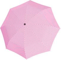 Doppler Skėtis Magic Fiber, dryžuotas, baltai-rožinis