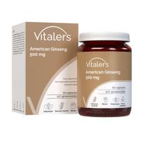 Vitaler's Amerikinis ženšenis 500 mg - 60 kapsulių