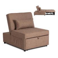 Fotel IBERIS 80 cm Brązowy