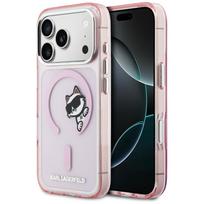 Karl Lagerfeld IML Peekaboo MagSafe dėklas iPhone 17 Pro - Rožinis