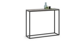 Betono dizaino Stalas-konsolė Konsola 100x80x30cm, tamsiai pilkos spalvos