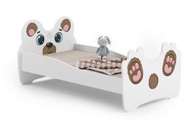 Vaikiška lova Animals su čiužiniu 164 cm x 90 cm x 70 cm, meškiukas