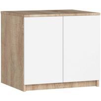 Antresolė spintai NORE S60, baltos/ąžuolo spalvos
