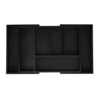Stalo įrankių padėklas 5x37x28cm., juodos spalvos