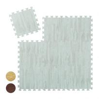 Rinkinys 9 apsauginių grindų kilimėlių 1x31,5x31,5cm., baltos spalvos
