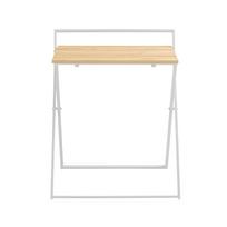 Sulankstomas rašomasis stalas 63x45x77cm., baltos/šviesiai rudos spalvos FWT88-WN