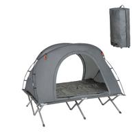Lauko gultas palapinė 194x145x157cm., pilkos/juodos spalvos OGS60-L-HG