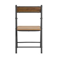 Sulankstoma kėdė 80x48x46cm., juodos/rudos spalvos FST88-PF