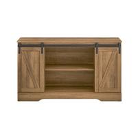Komoda 120x40x70cm., rudos/juodos spalvos FSB60-BR
