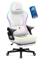 Sukamoji kėdė Force 4.6 RGB Baltos spalvos